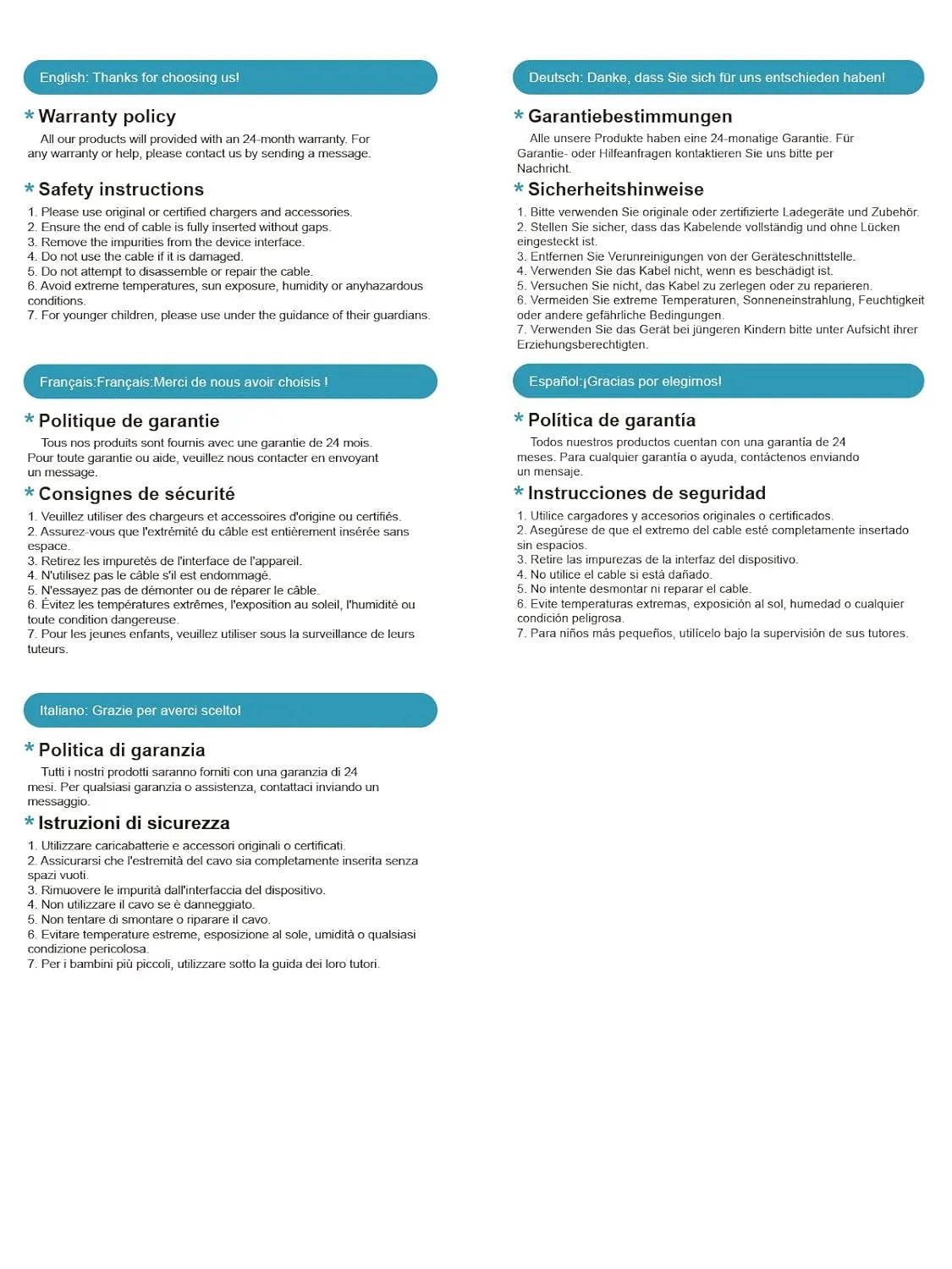 Cavo di ricarica in nylon multiplo 3 in 1