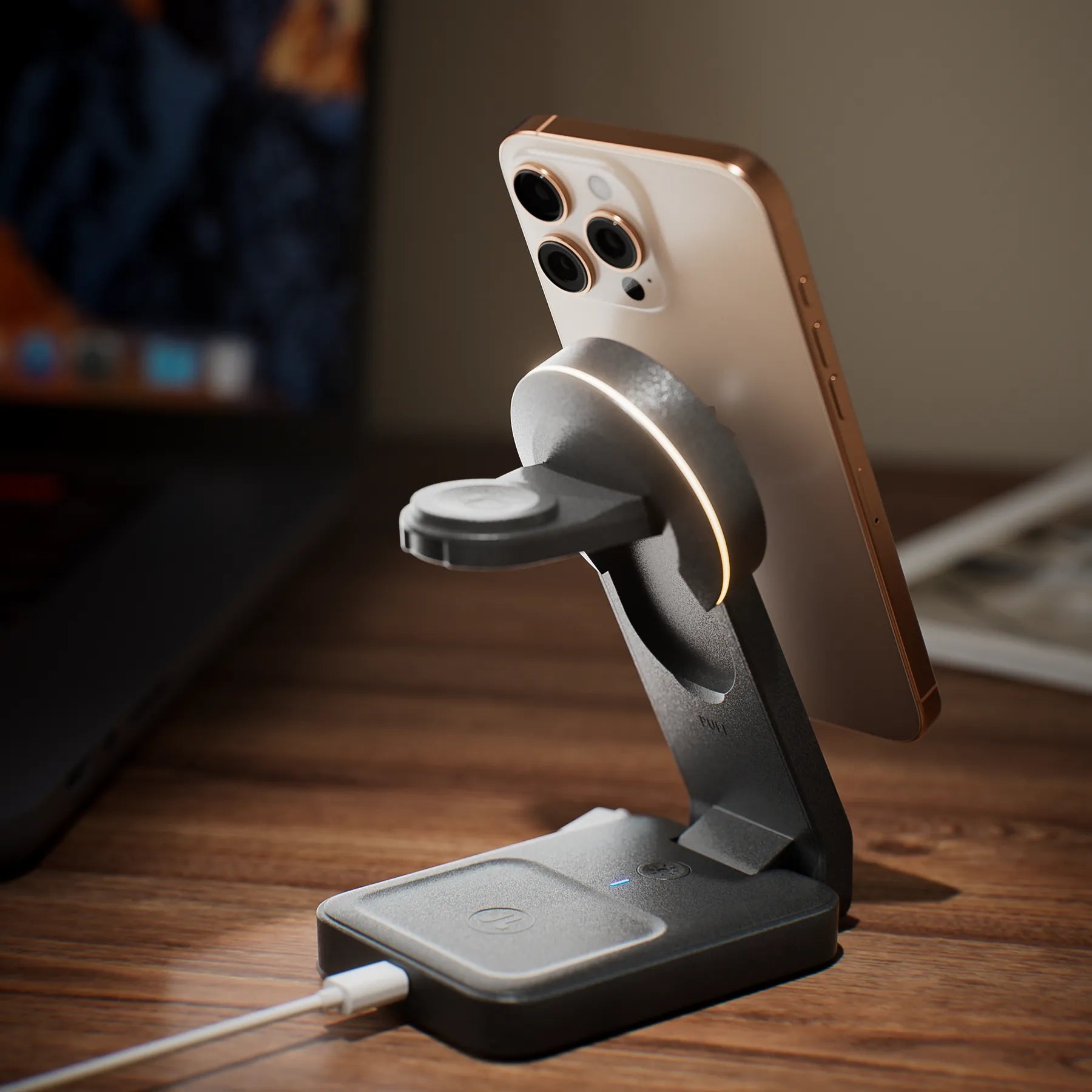 W79 3 in 1 Caricatore pieghevole per Apple
