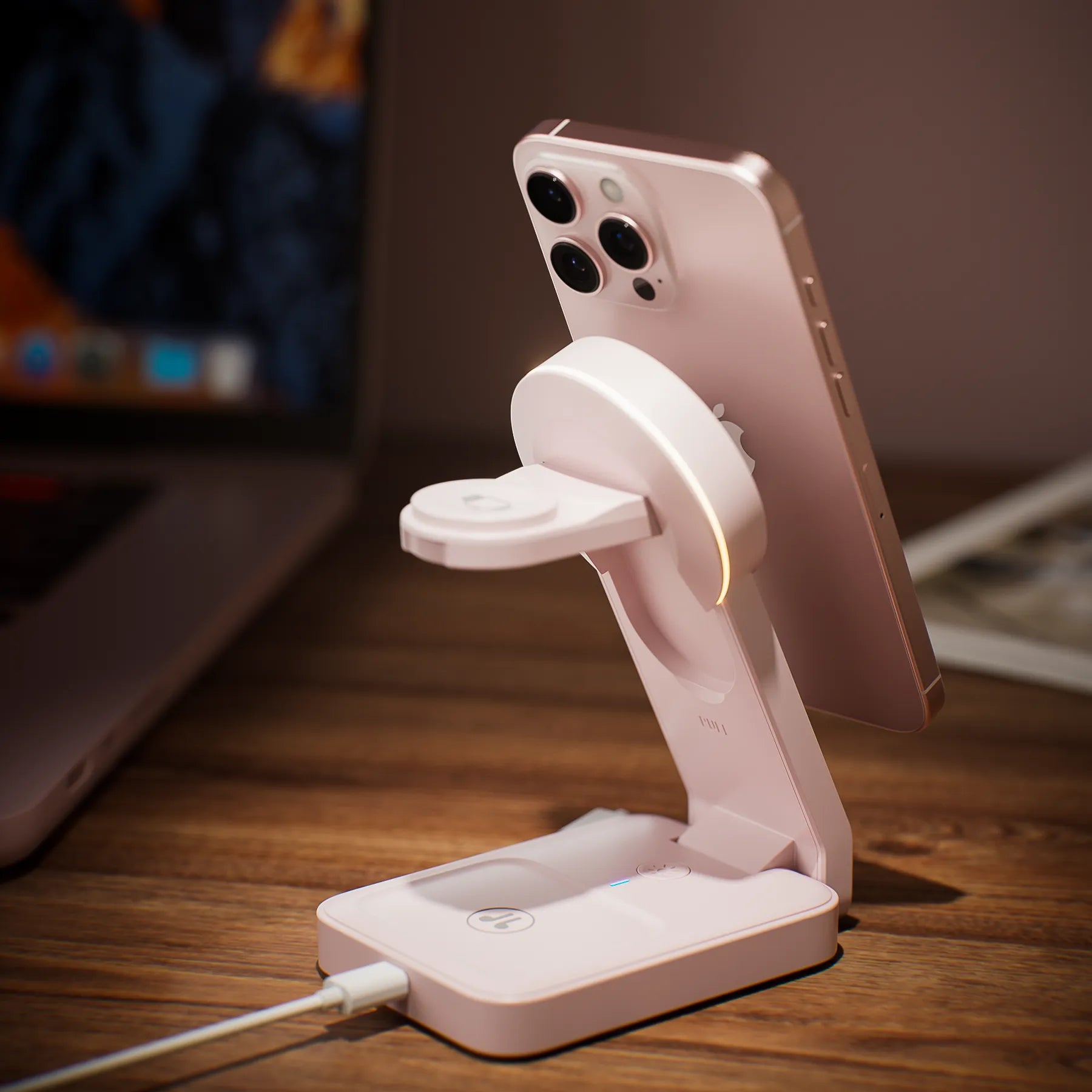 W79 3 in 1 Caricatore pieghevole per Apple