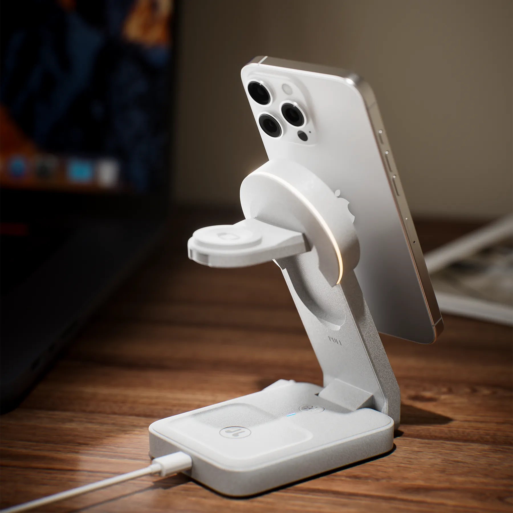 W79 3 in 1 Caricatore pieghevole per Apple