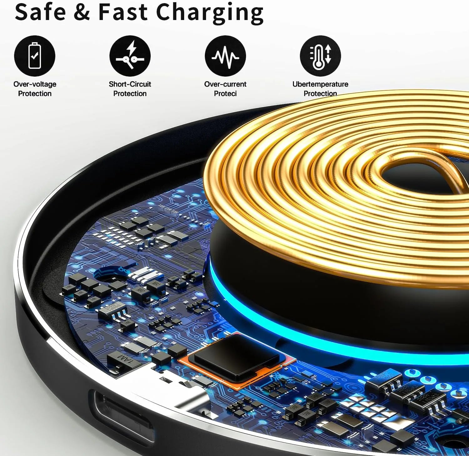 D16 Portable 20W Fast Wireless Charger