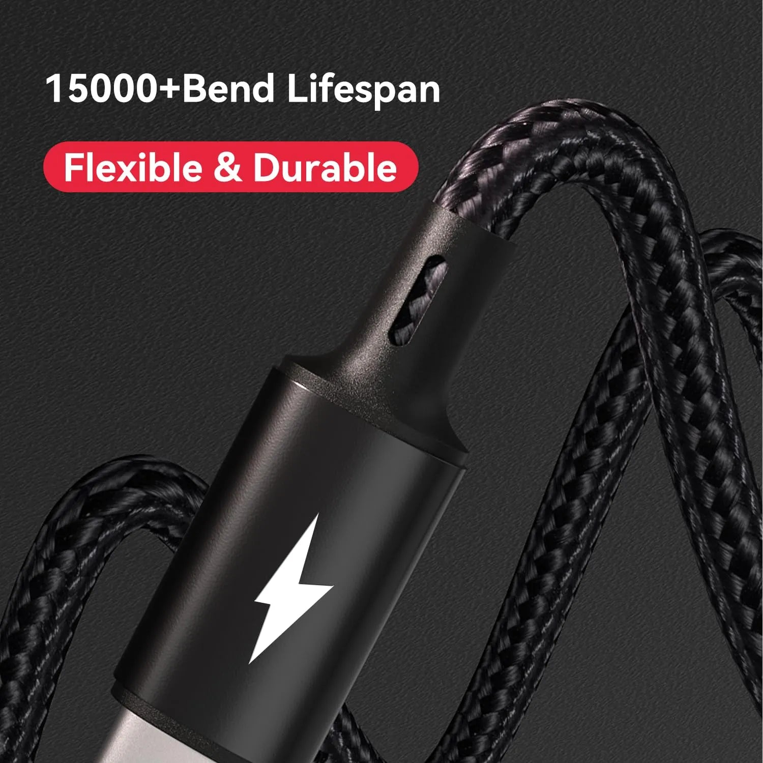 3 in 1 Multi Nylon Charging Cable