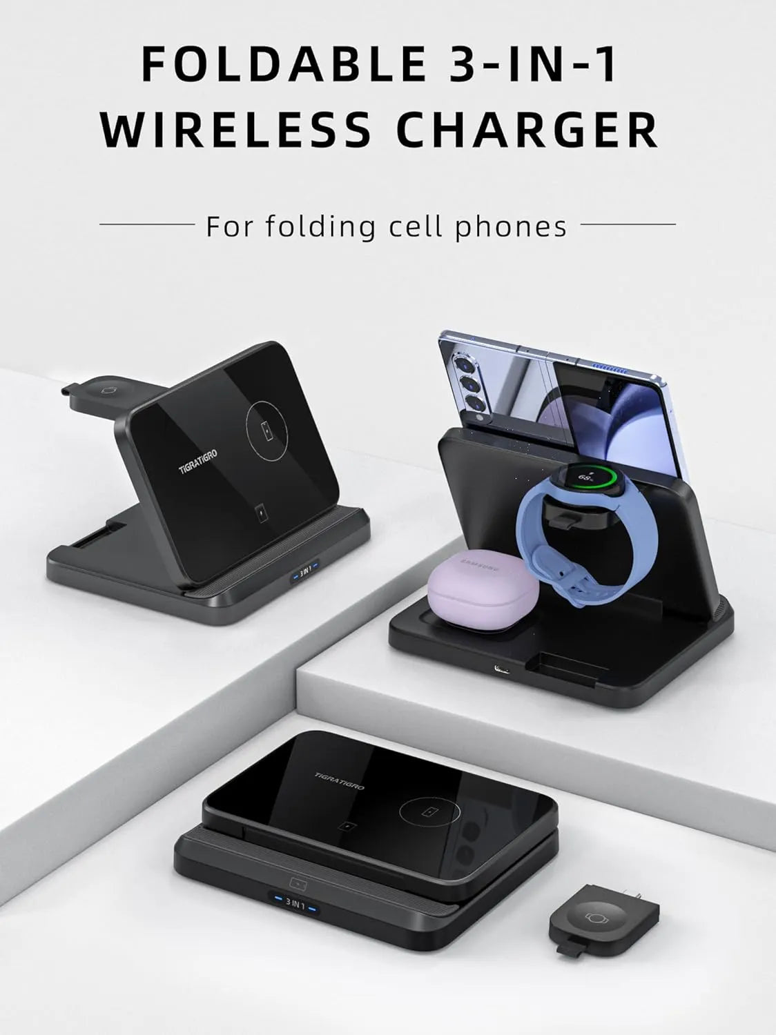 W82 3-in-1 Wireless Charger