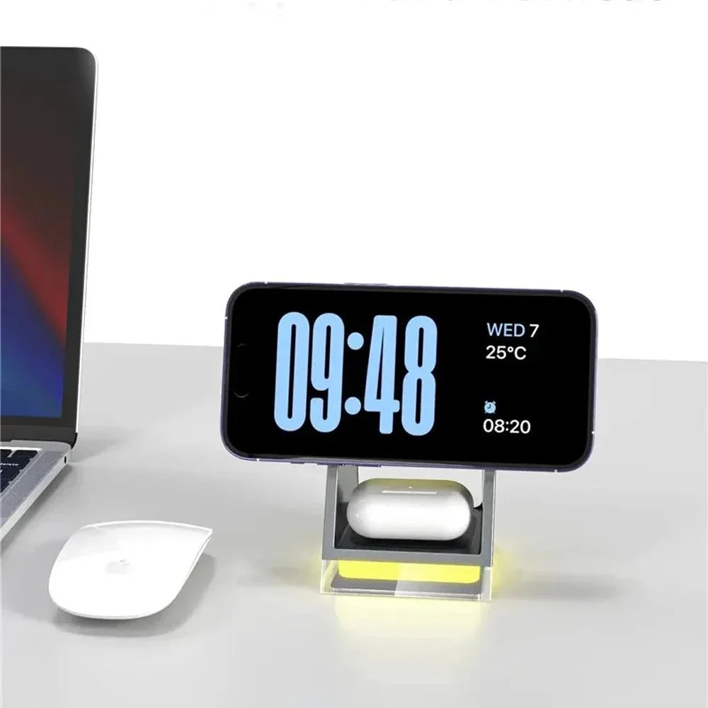 W83 Magsafe Night Light 3 in 1 Wireless Charger for iPhone