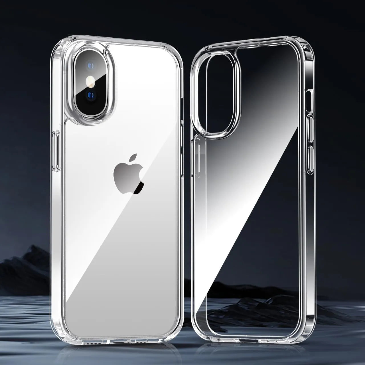 Cover per telefono trasparente per iPhone X/Xs